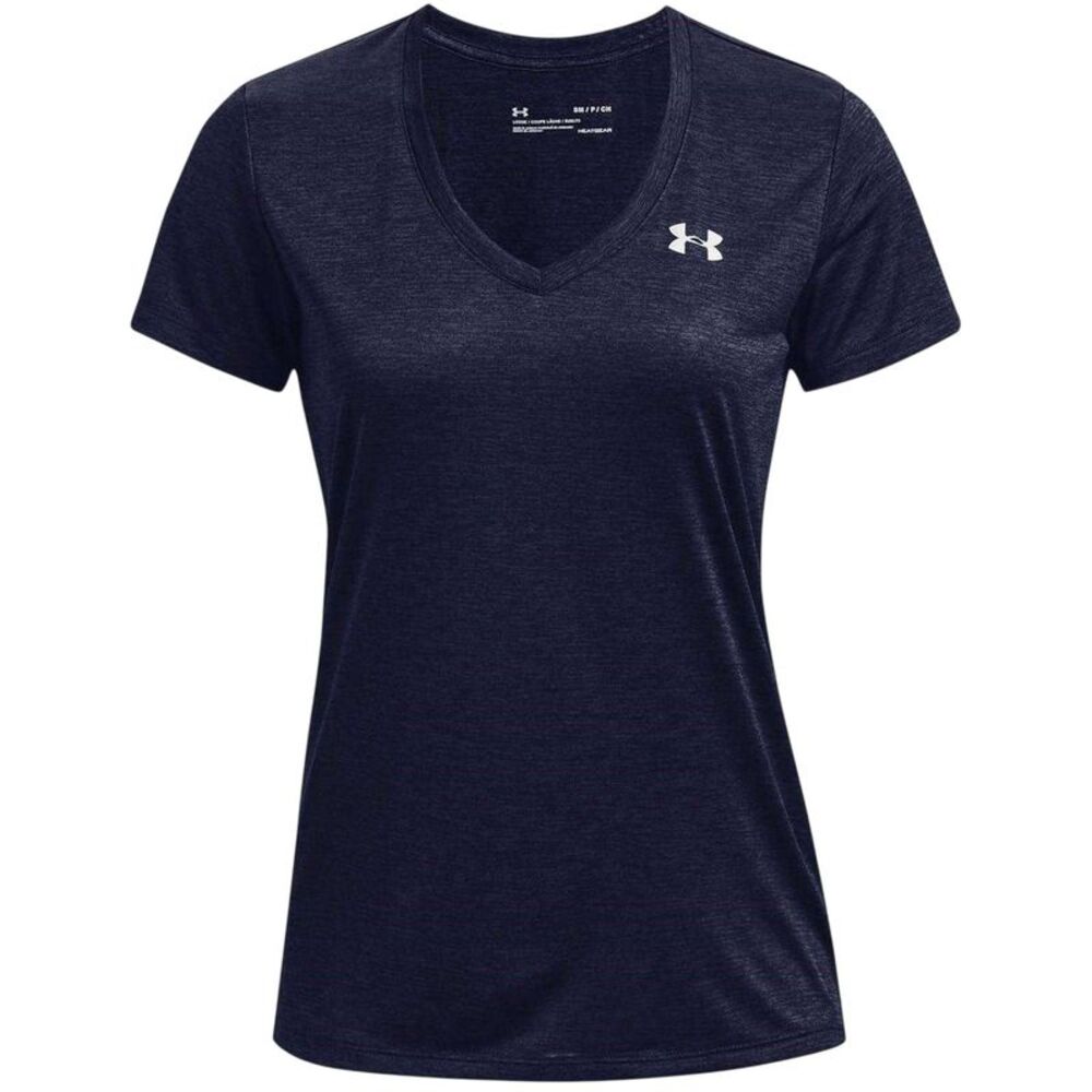 Under Armour Womens/Ladies Twist V Neck Loose Fit T-Shirt / Midnight Navy